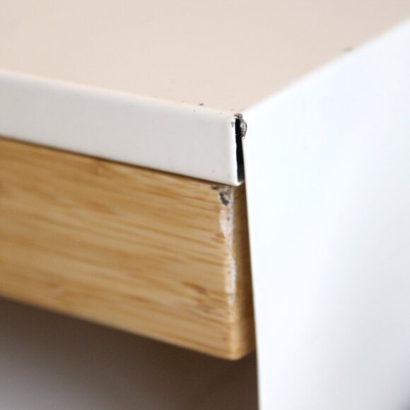 Ikea‎ ELLOVEN Monitor Stand with Drawer Steel/Bamboo White 504.747.70 - Picture 8 of 10
